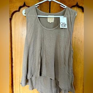 CHASER brown tank top